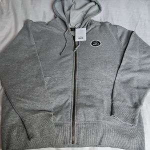 Men's Life Is Good Hoodie.  Super Soft Fleece.  Men's Medium Grey.